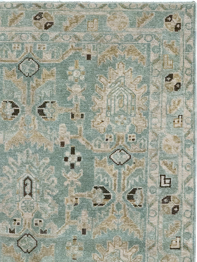 Vintage Persian Malayer Throw Rug, No.32850 - Galerie Shabab