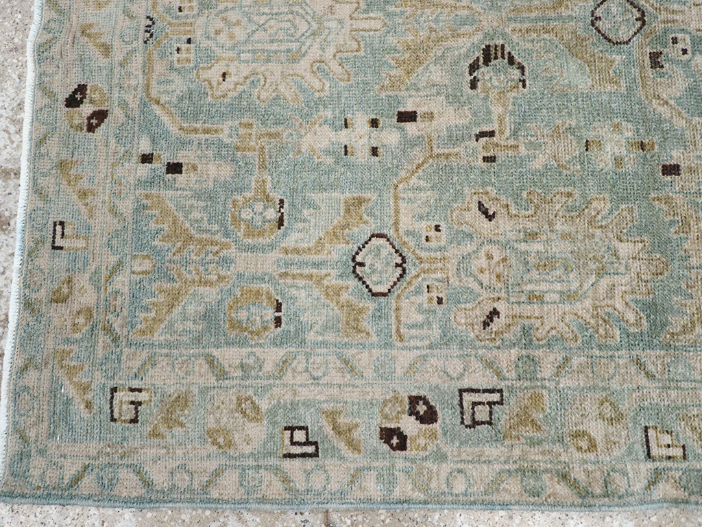 Vintage Persian Malayer Throw Rug, No.32850 - Galerie Shabab