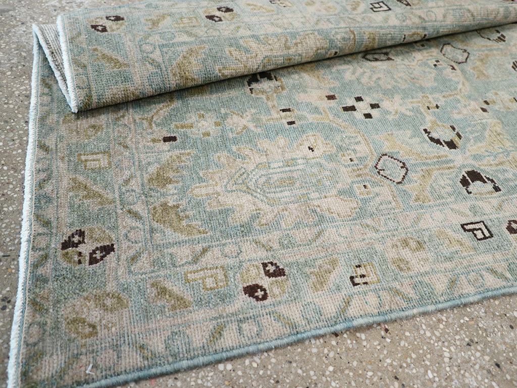 Vintage Persian Malayer Throw Rug, No.32850 - Galerie Shabab