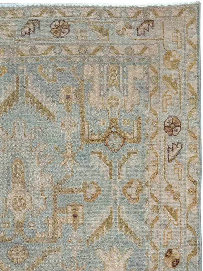 Vintage Persian Malayer Throw Rug, No.32851 - Galerie Shabab