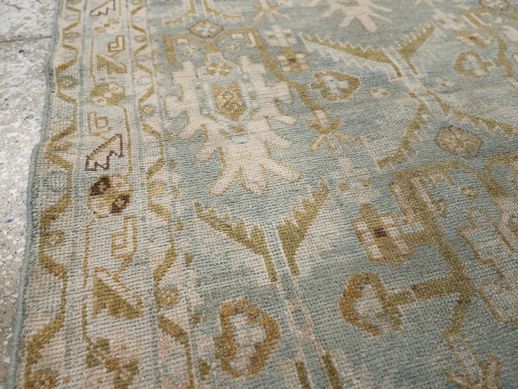 Vintage Persian Malayer Throw Rug, No.32851 - Galerie Shabab