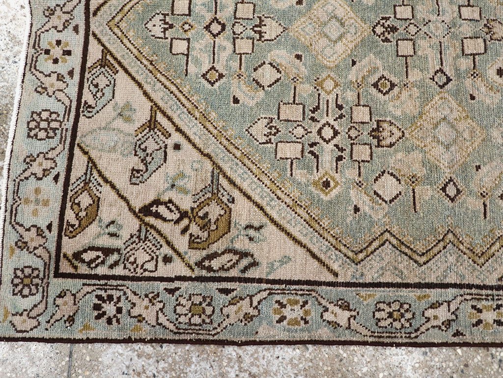 Vintage Persian Malayer Throw Rug, No.32853 - Galerie Shabab