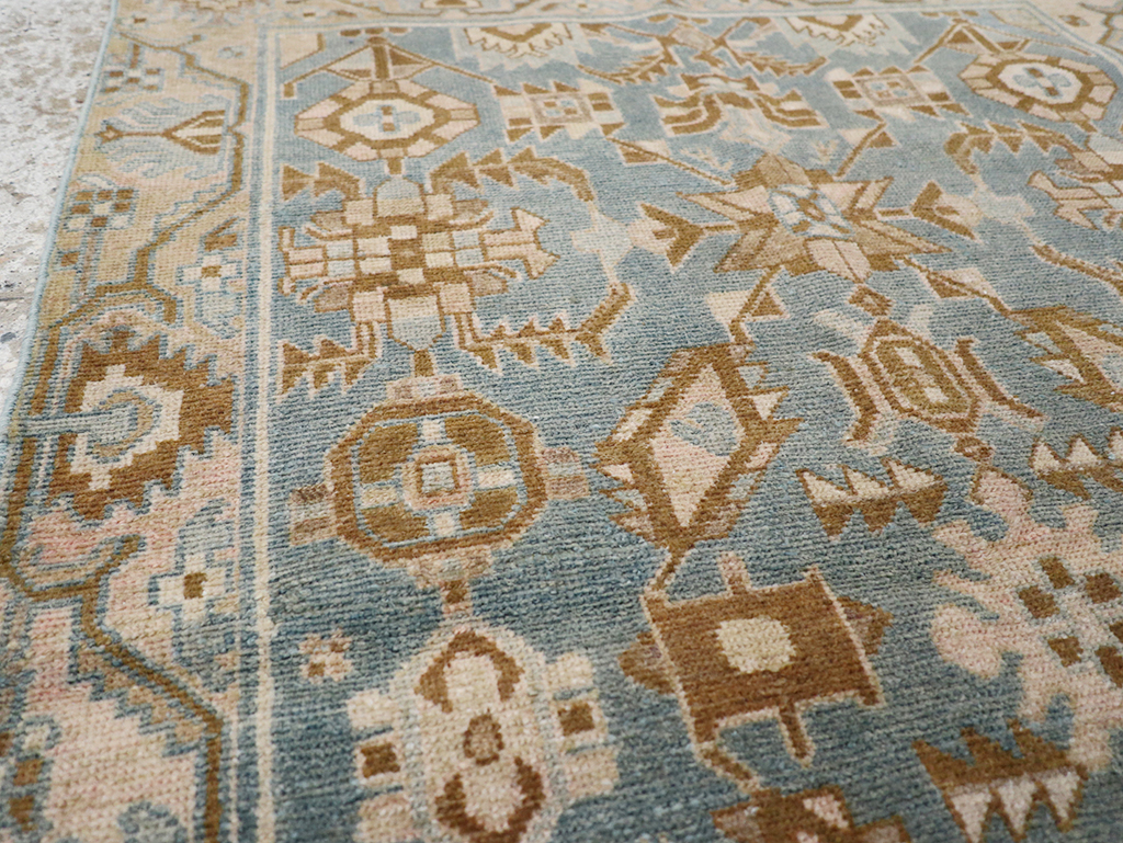 Vintage Persian Malayer Throw Rug, No.32854 - Galerie Shabab
