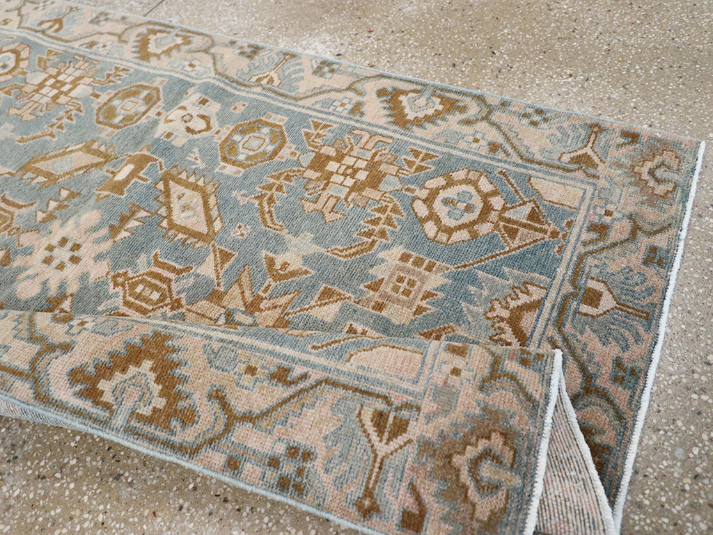 Vintage Persian Malayer Throw Rug, No.32854 - Galerie Shabab