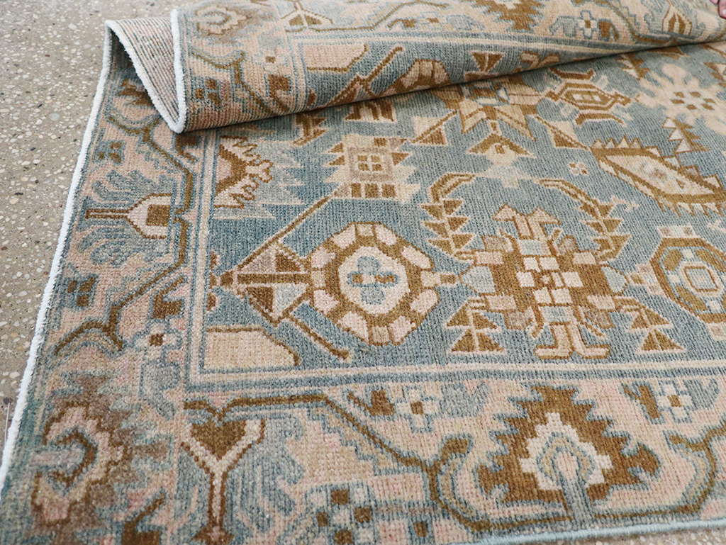 Vintage Persian Malayer Throw Rug, No.32854 - Galerie Shabab