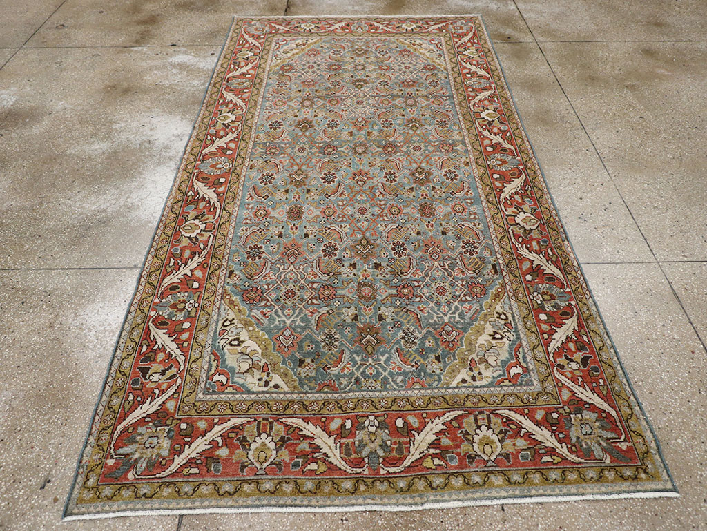 Vintage Persian Malayer Gallery Rug, No.32859 - Galerie Shabab