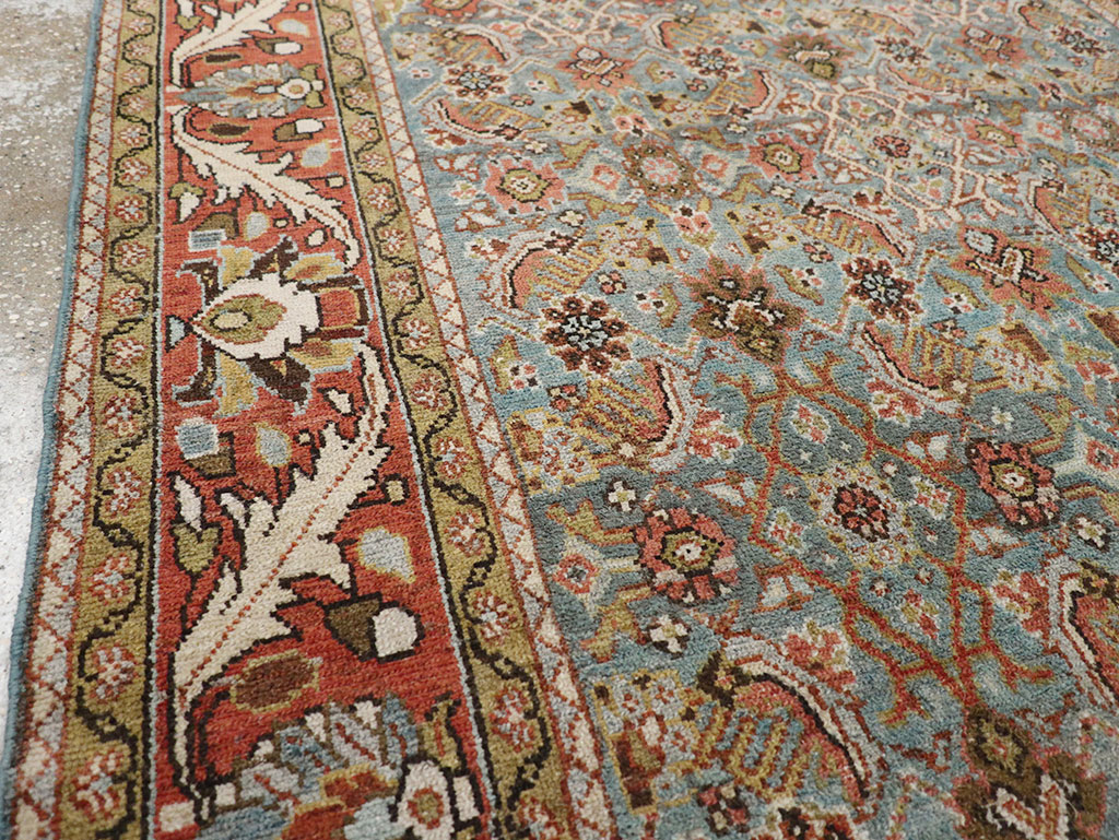 Vintage Persian Malayer Gallery Rug, No.32859 - Galerie Shabab
