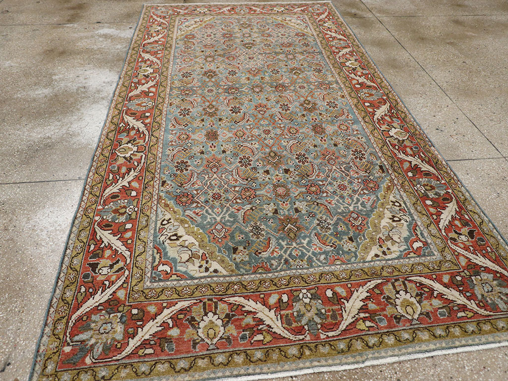 Vintage Persian Malayer Gallery Rug, No.32859 - Galerie Shabab
