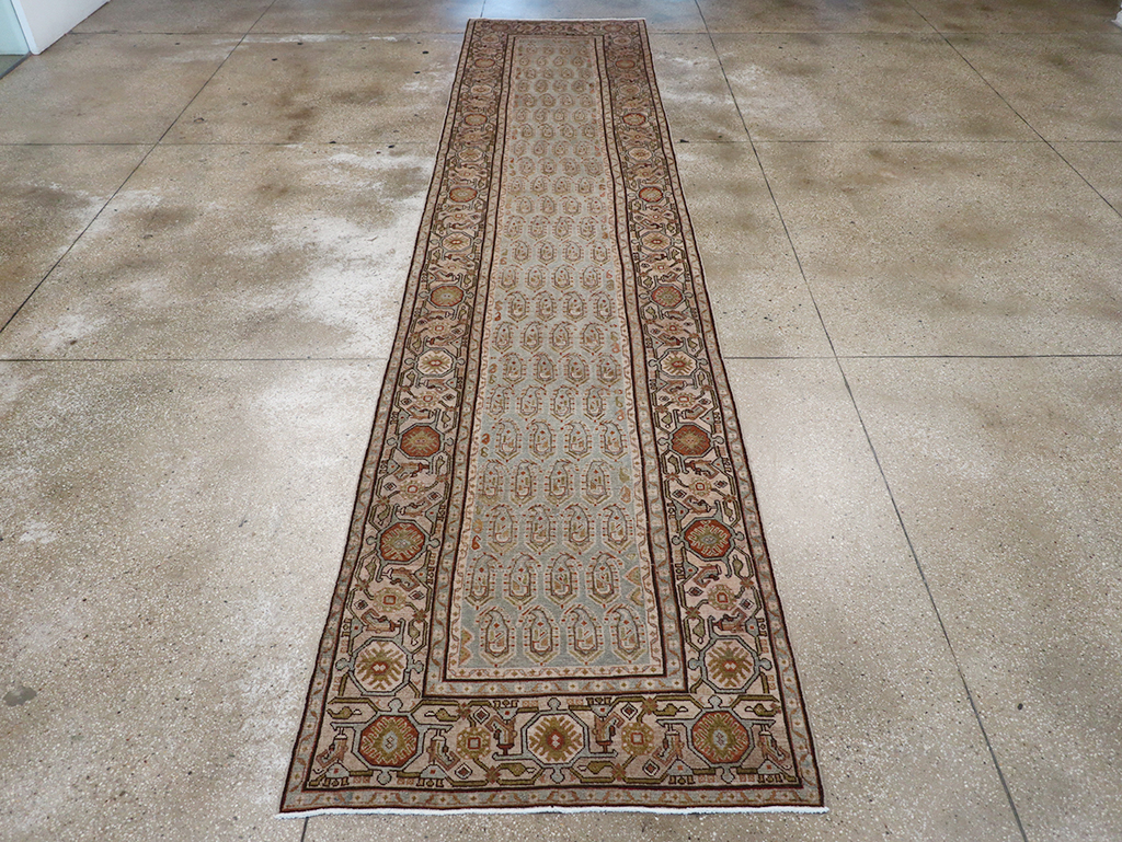 Vintage Persian Malayer Long Runner, No.32865 - Galerie Shabab