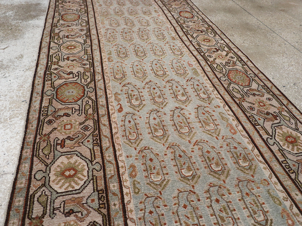 Vintage Persian Malayer Long Runner, No.32865 - Galerie Shabab