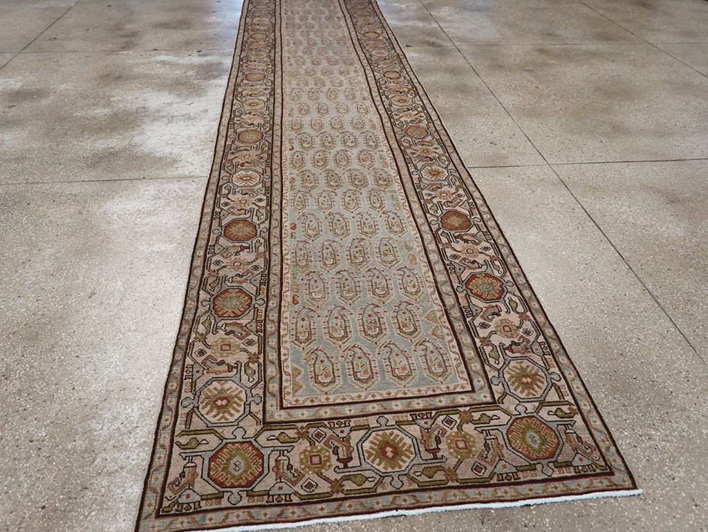 Vintage Persian Malayer Long Runner, No.32865 - Galerie Shabab