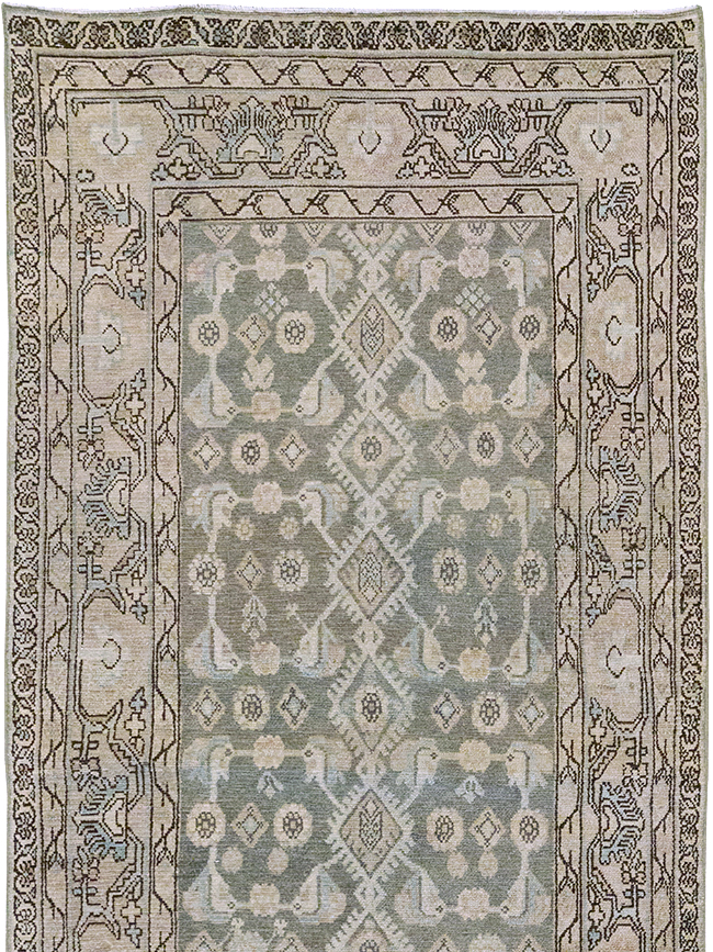 Vintage Persian Malayer Runner, No.32866 - Galerie Shabab