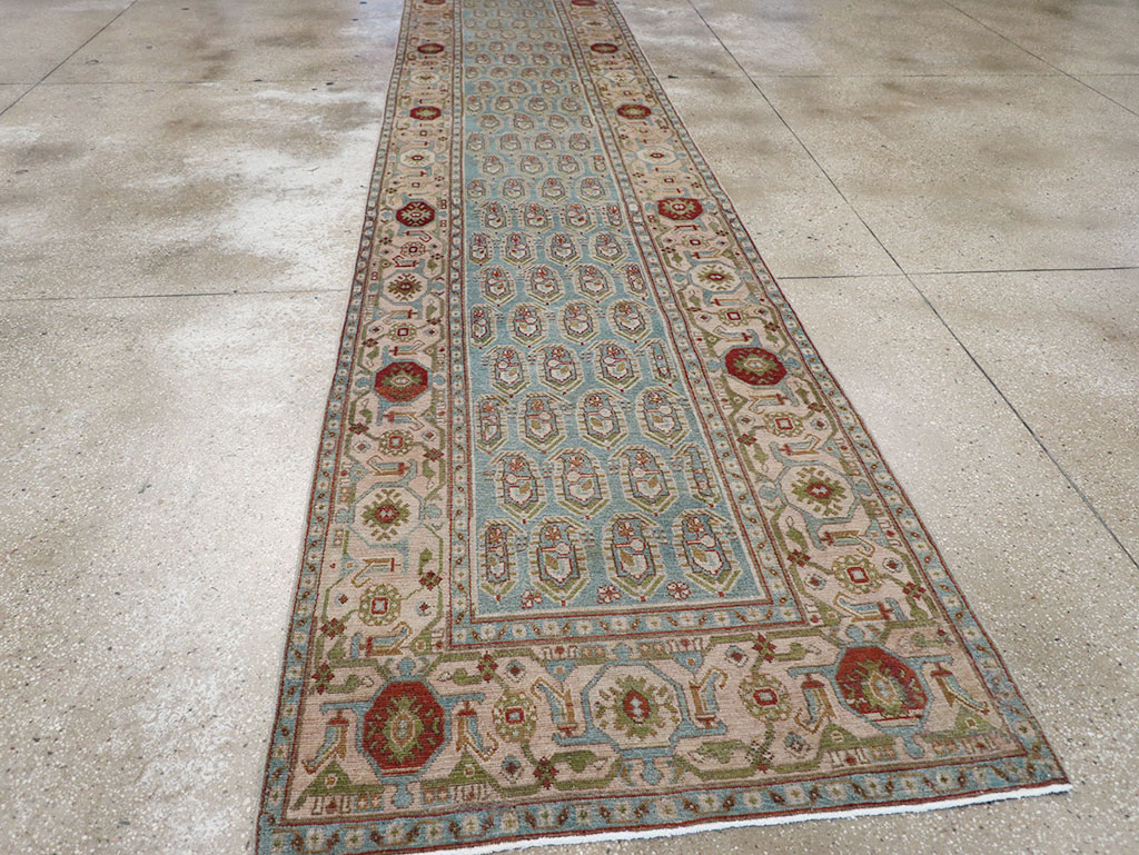 Vintage Persian Malayer Long Runner, No.32867 - Galerie Shabab