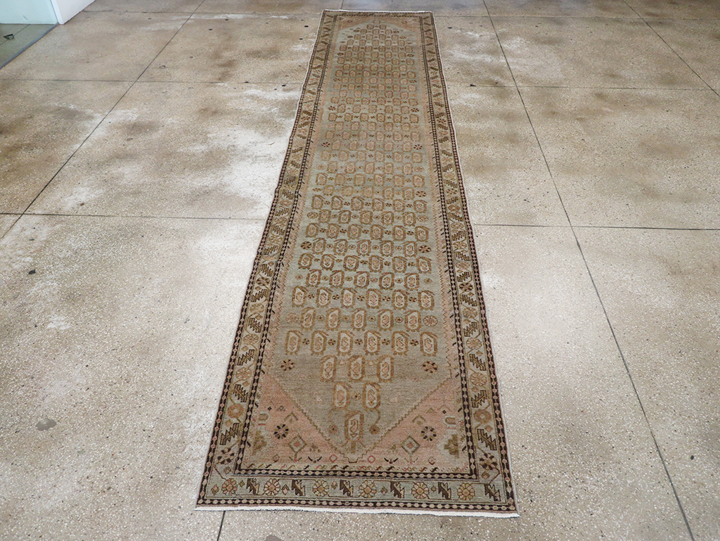 Vintage Perian Malayer Long Runner, No.32873 - Galerie Shabab