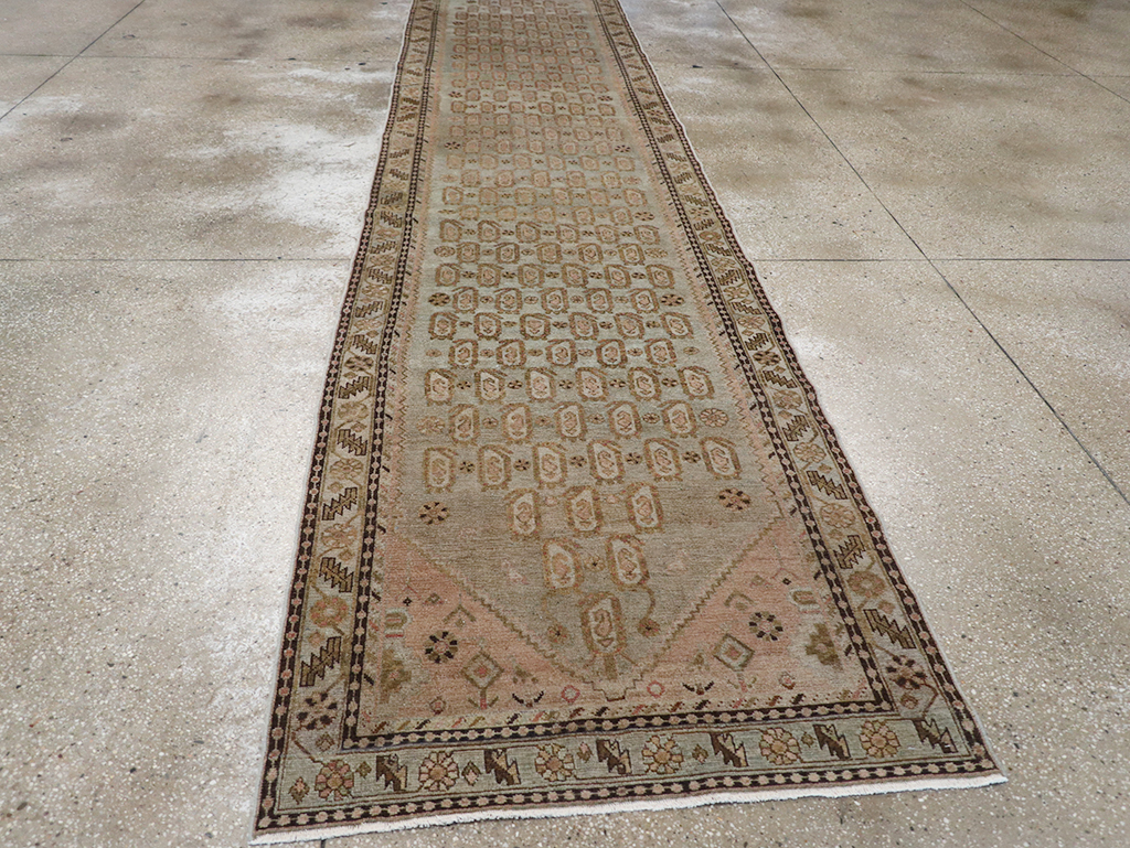 Vintage Perian Malayer Long Runner, No.32873 - Galerie Shabab
