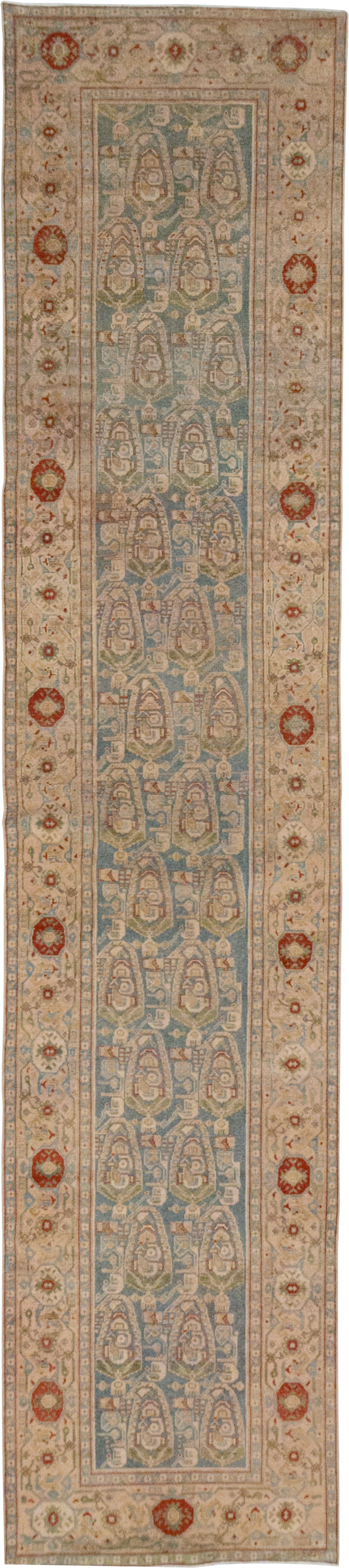 Vintage Persian Malayer Long Runner, No.32877 - Galerie Shabab