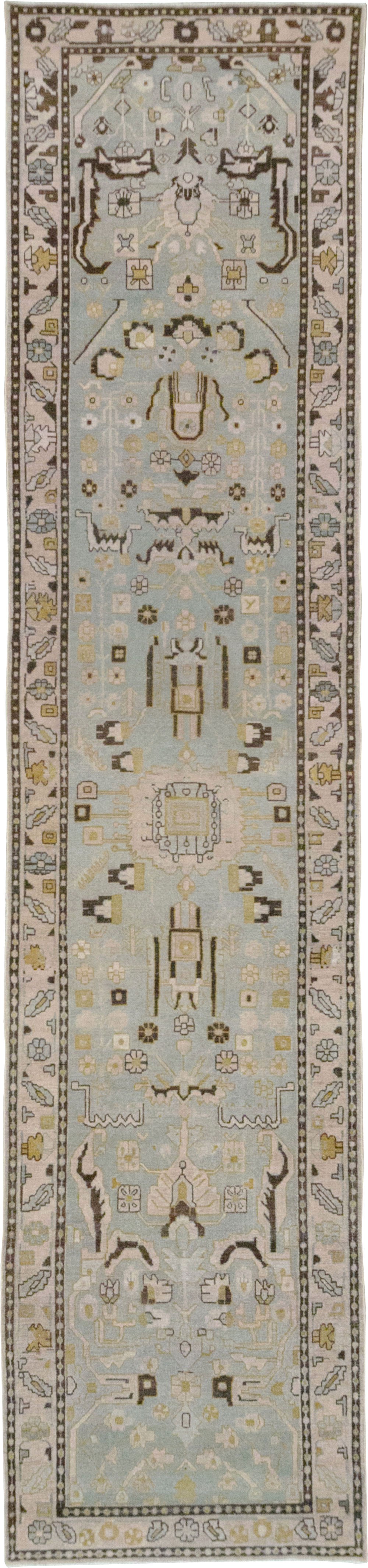 Vintage Persian Malayer Long Runner, No.32880 - Galerie Shabab