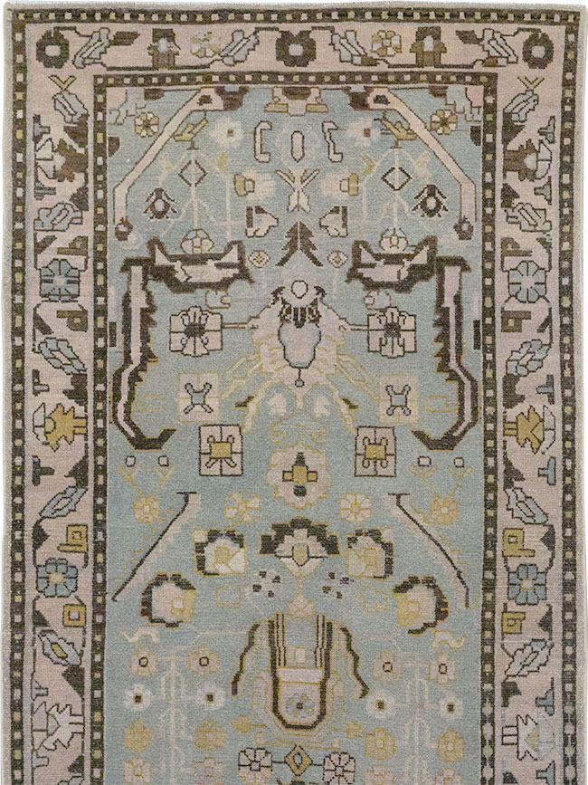Vintage Persian Malayer Long Runner, No.32880 - Galerie Shabab