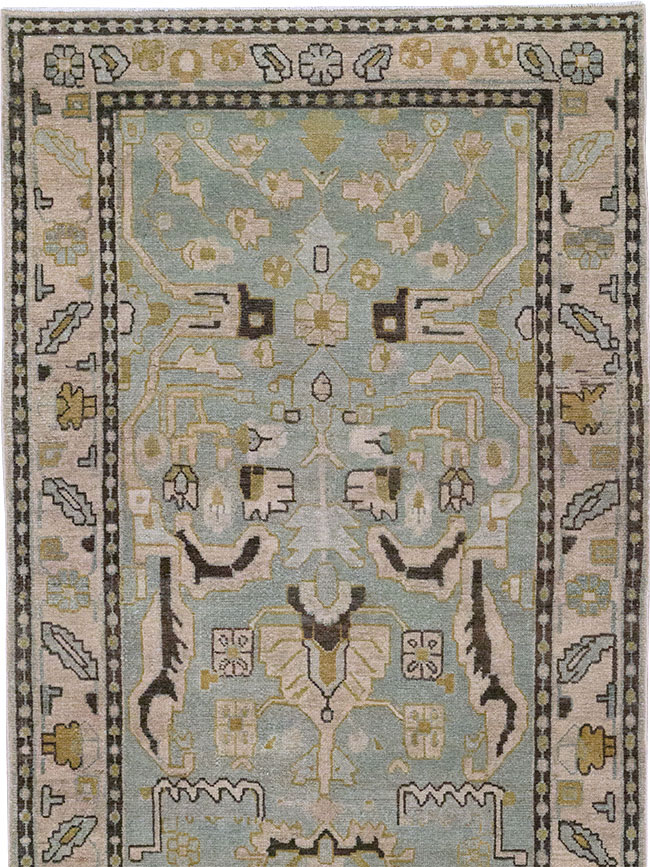 Vintage Persian Malayer Long Runner, No.32880 - Galerie Shabab