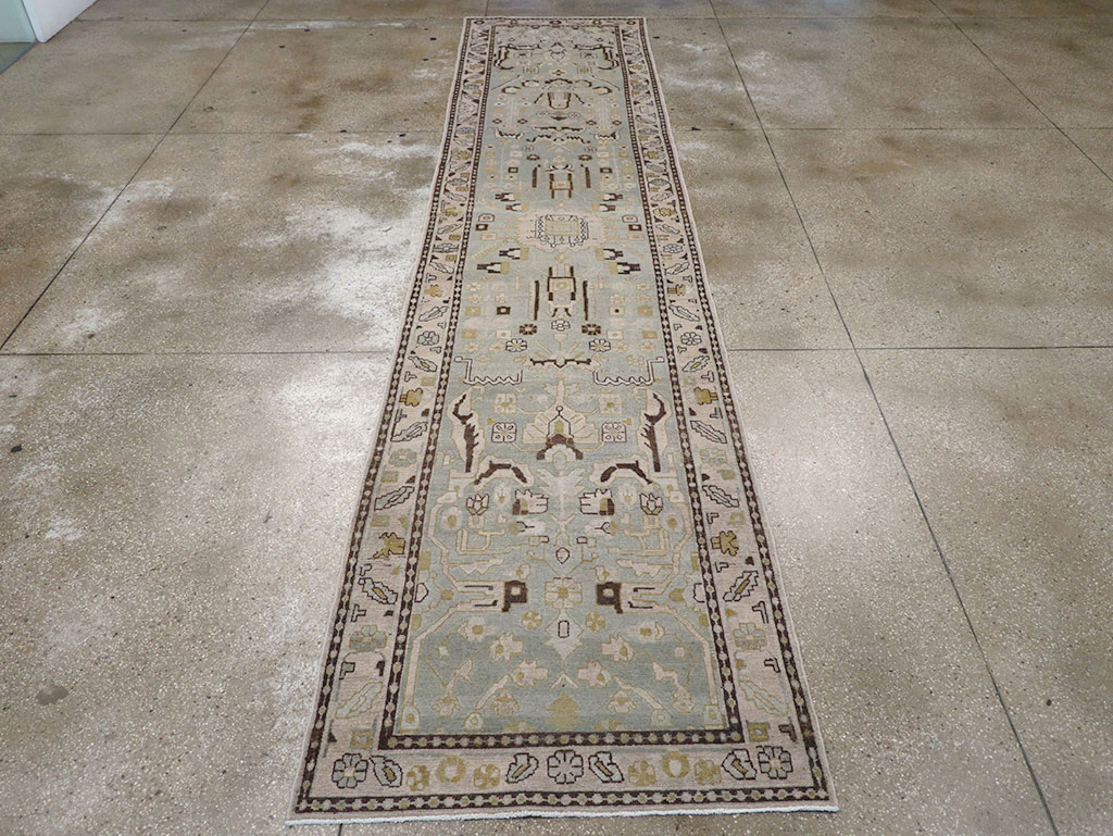 Vintage Persian Malayer Long Runner, No.32880 - Galerie Shabab