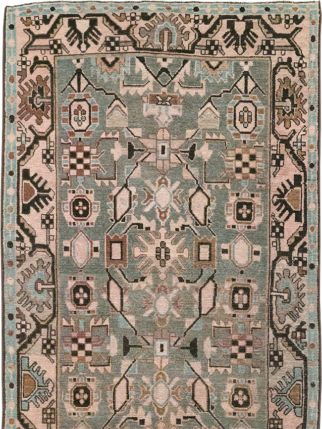 Vintage Persian Malayer Runner, No.32882 - Galerie Shabab