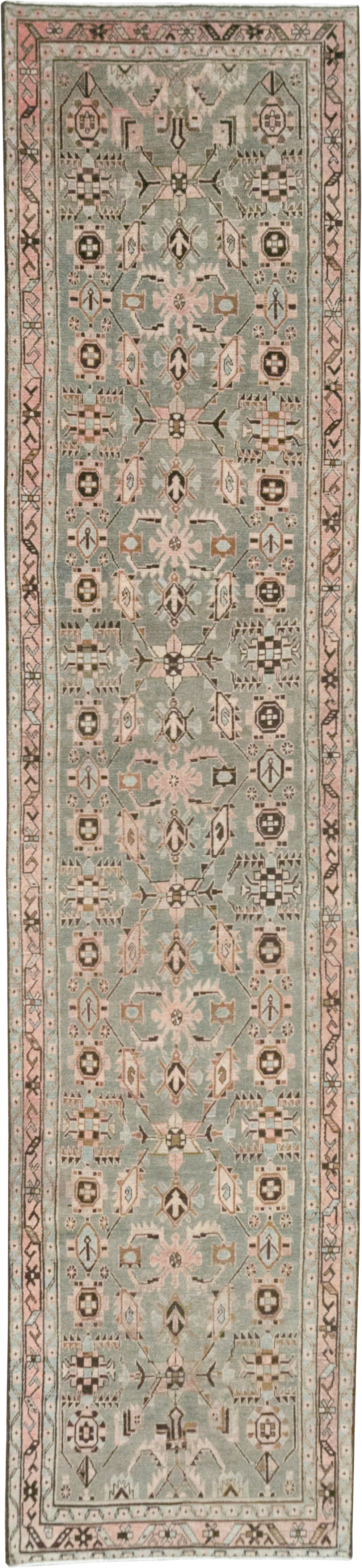 Vintage Persian Malayer Long Runner, No.32883 - Galerie Shabab