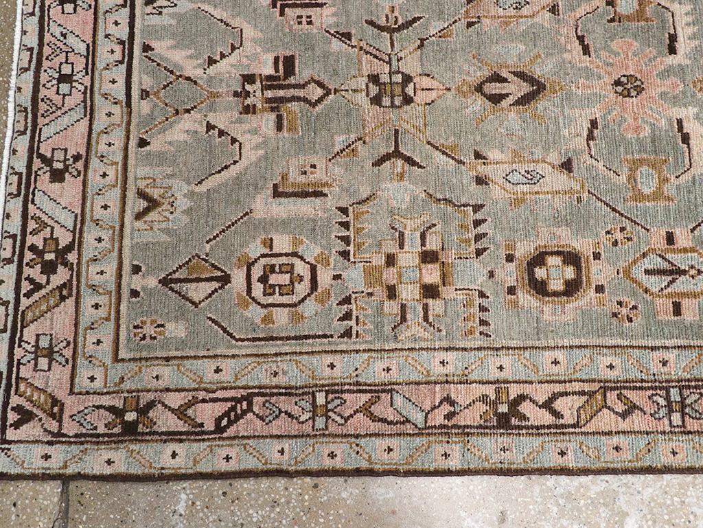 Vintage Persian Malayer Long Runner, No.32883 - Galerie Shabab
