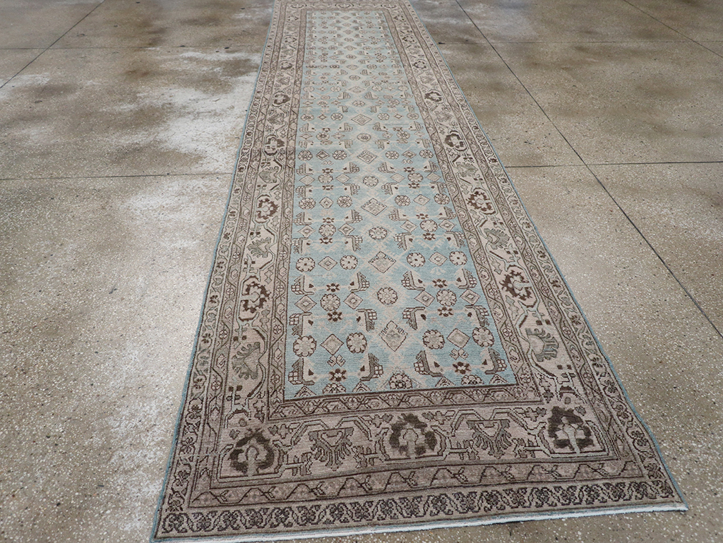 Vintage Persian Malayer Runner, No.32886 - Galerie Shabab