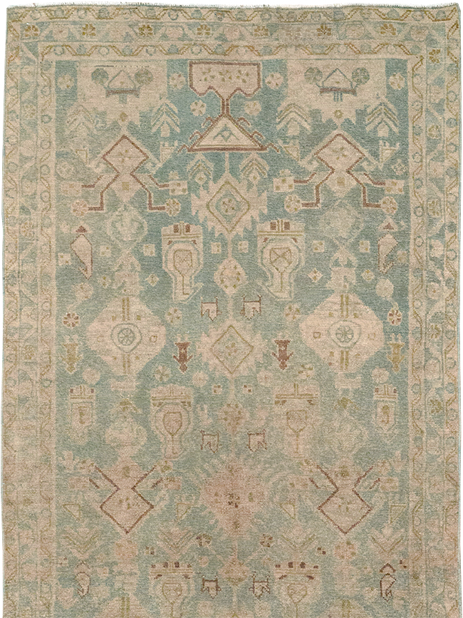 Vintage Persian Malayer Runner, No.32887 - Galerie Shabab