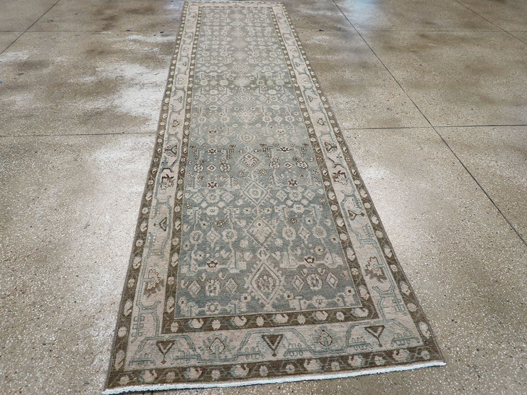 Vintage Persian Malayer Runner, No.32889 - Galerie Shabab