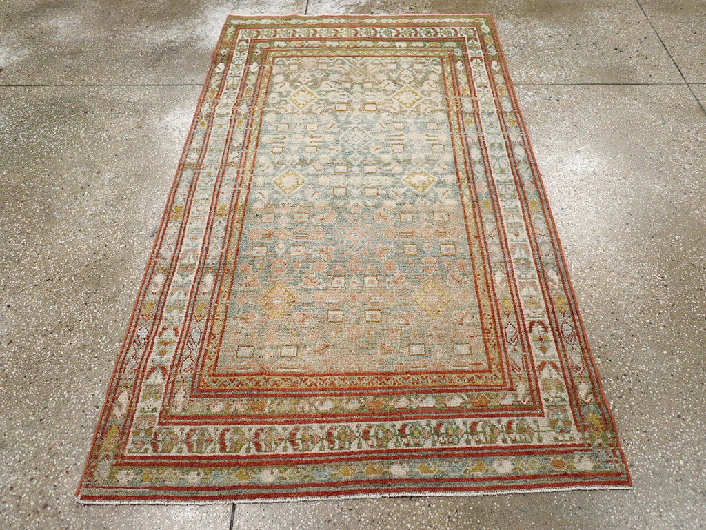 Antique Persian Malayer Accent Rug, No.32890 - Galerie Shabab