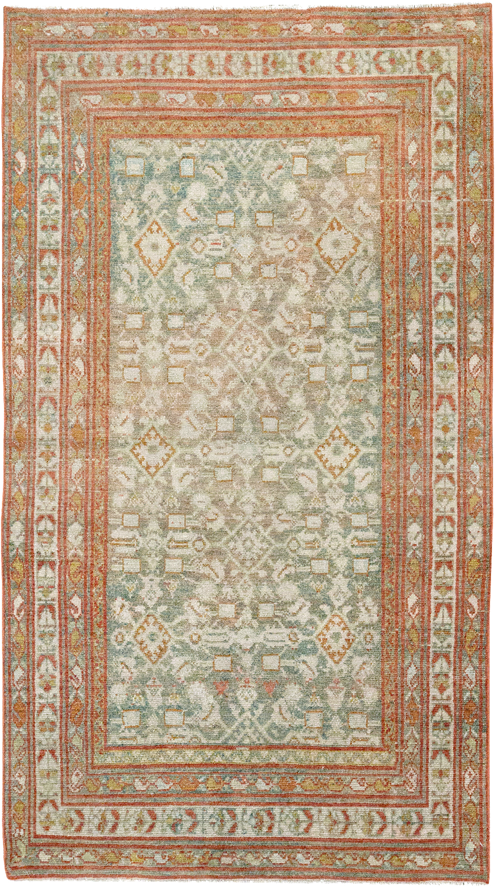 Antique Persian Malayer Accent Rug, No.32891 - Galerie Shabab