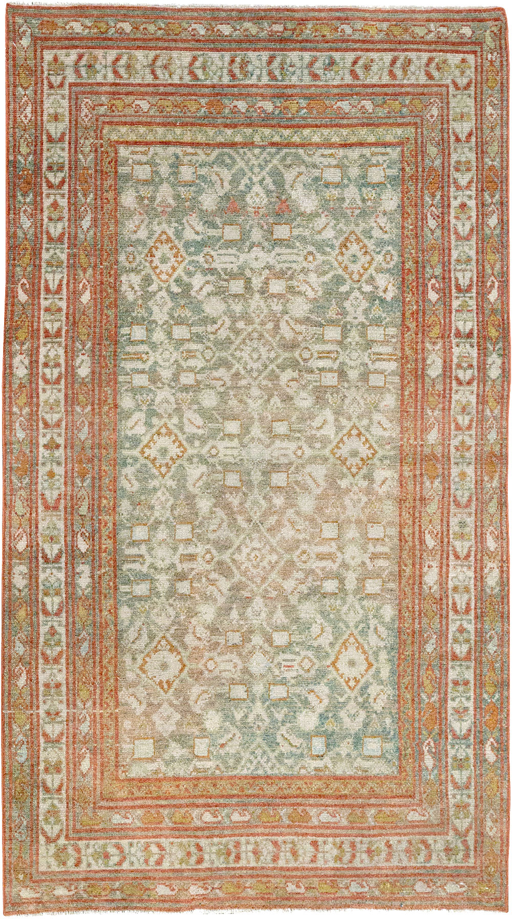 Antique Persian Malayer Accent Rug, No.32891 - Galerie Shabab