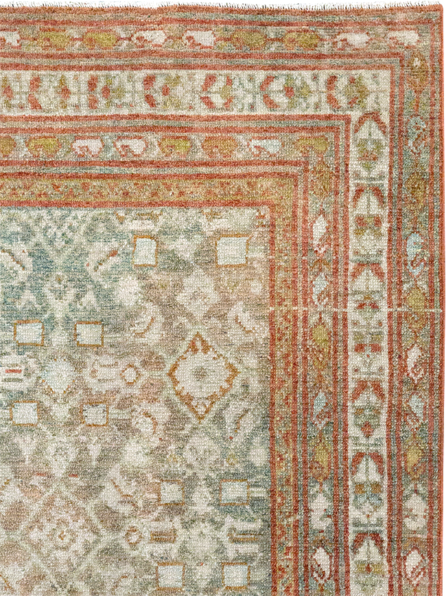 Antique Persian Malayer Accent Rug, No.32891 - Galerie Shabab