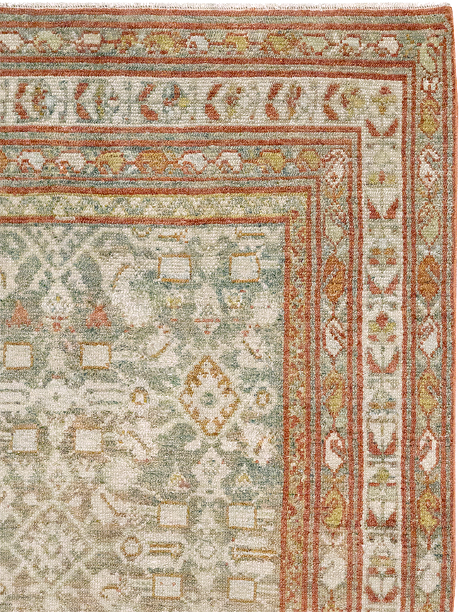 Antique Persian Malayer Accent Rug, No.32891 - Galerie Shabab