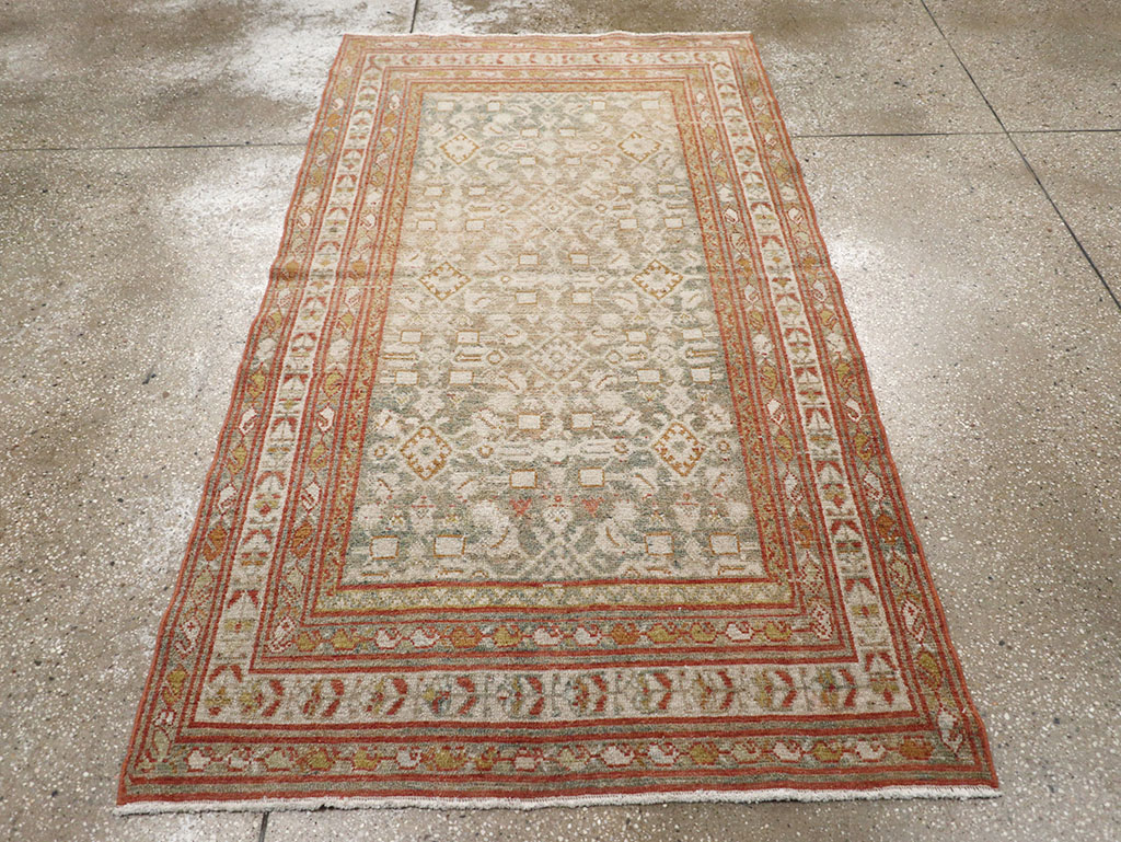 Antique Persian Malayer Accent Rug, No.32891 - Galerie Shabab
