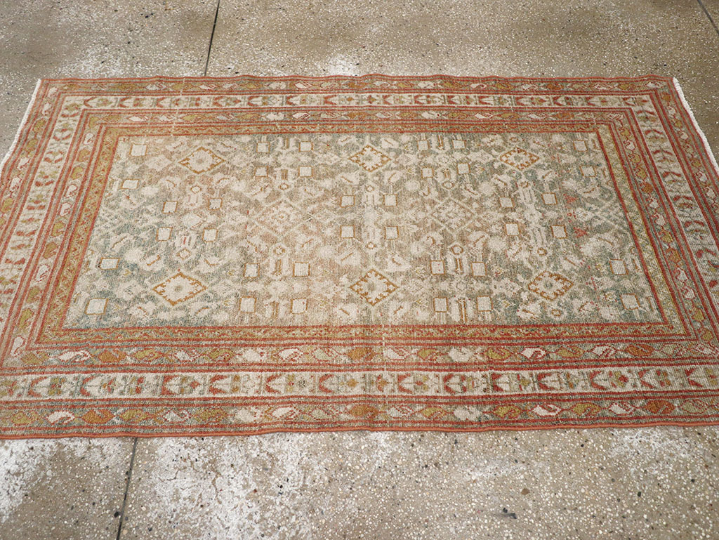 Antique Persian Malayer Accent Rug, No.32891 - Galerie Shabab