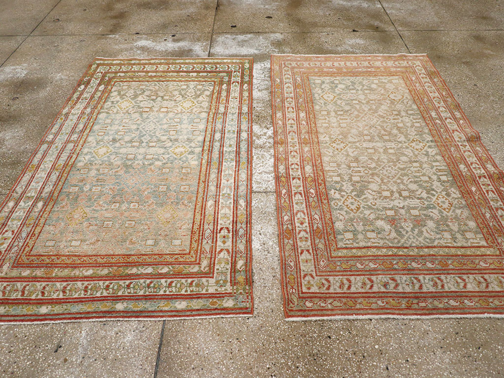 Antique Persian Malayer Accent Rug, No.32891 - Galerie Shabab
