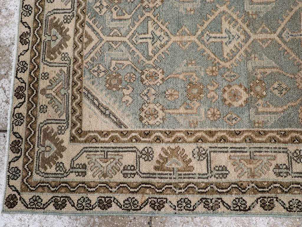 Vintage Persian Malayer Throw Rug, No.32892 - Galerie Shabab