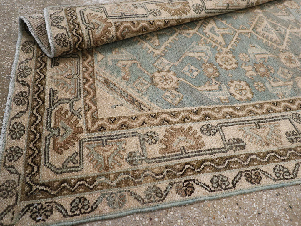 Vintage Persian Malayer Throw Rug, No.32892 - Galerie Shabab