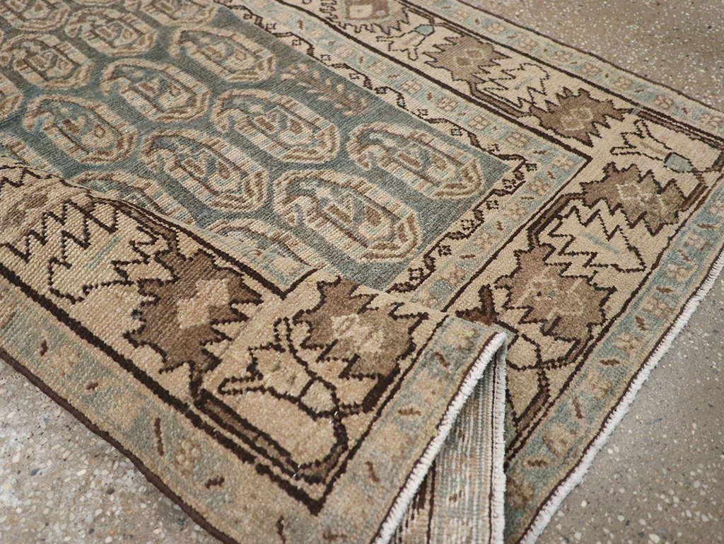 Vintage Persian Malayer Throw Rug, No.32896 - Galerie Shabab
