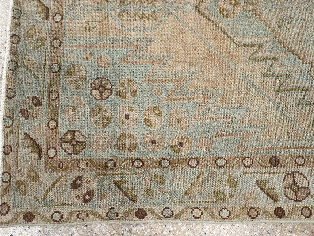 Vintage Persian Malayer Throw Rug, No.32898 - Galerie Shabab