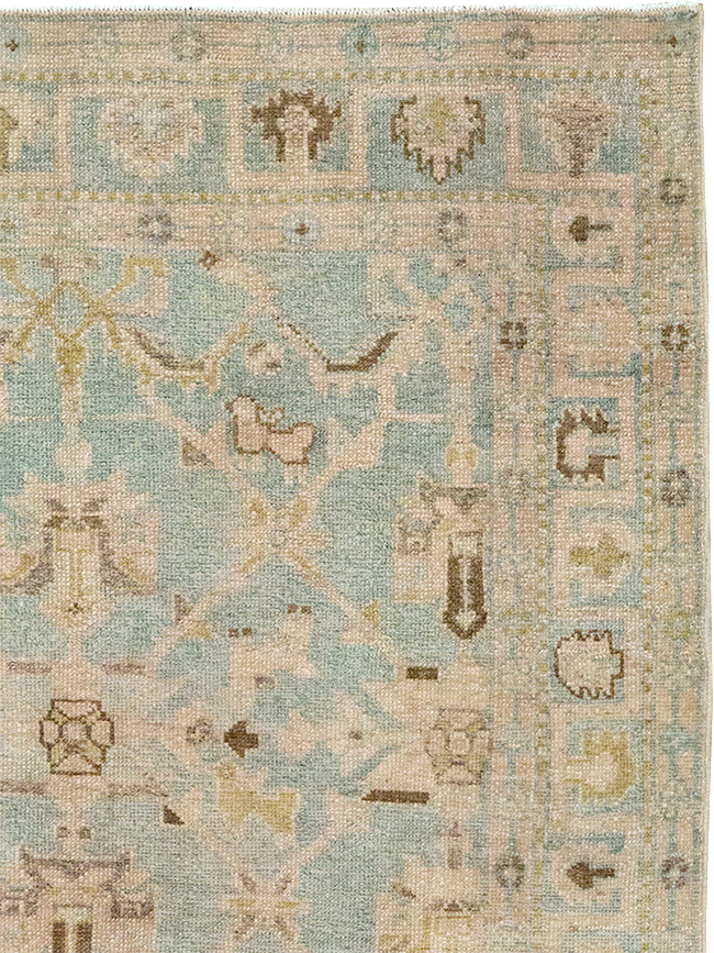 Vintage Persian Malayer Throw Rug, No.32899 - Galerie Shabab