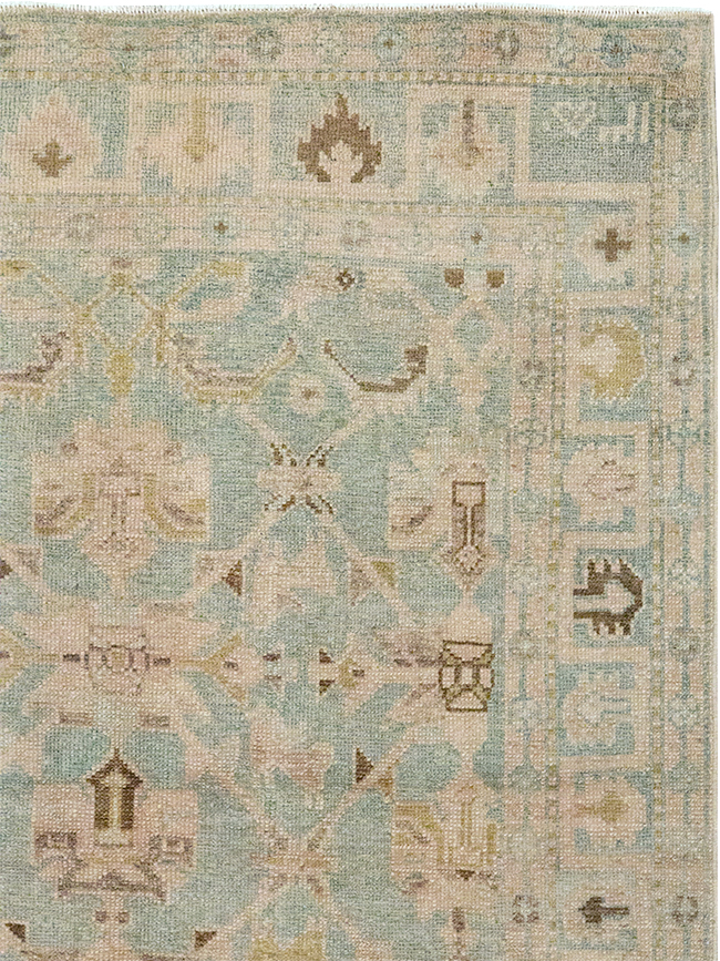 Vintage Persian Malayer Throw Rug, No.32899 - Galerie Shabab