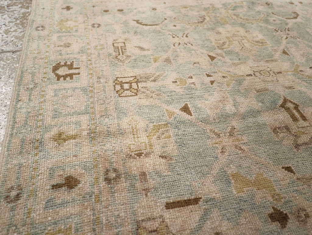 Vintage Persian Malayer Throw Rug, No.32899 - Galerie Shabab