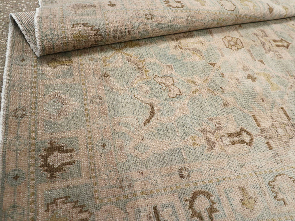 Vintage Persian Malayer Throw Rug, No.32899 - Galerie Shabab