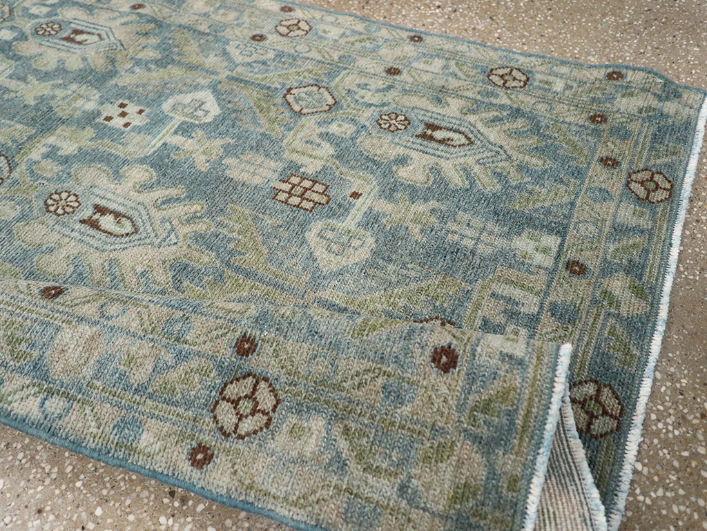 Vintage Persian Malayer Throw Rug, No.32900 - Galerie Shabab