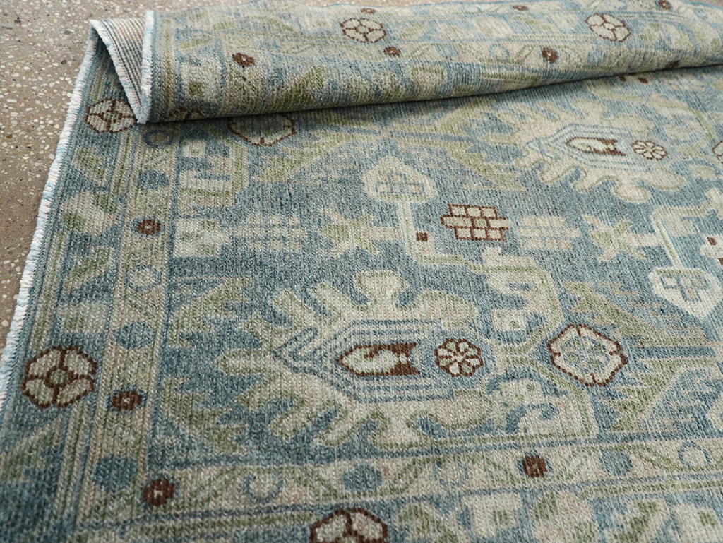 Vintage Persian Malayer Throw Rug, No.32900 - Galerie Shabab