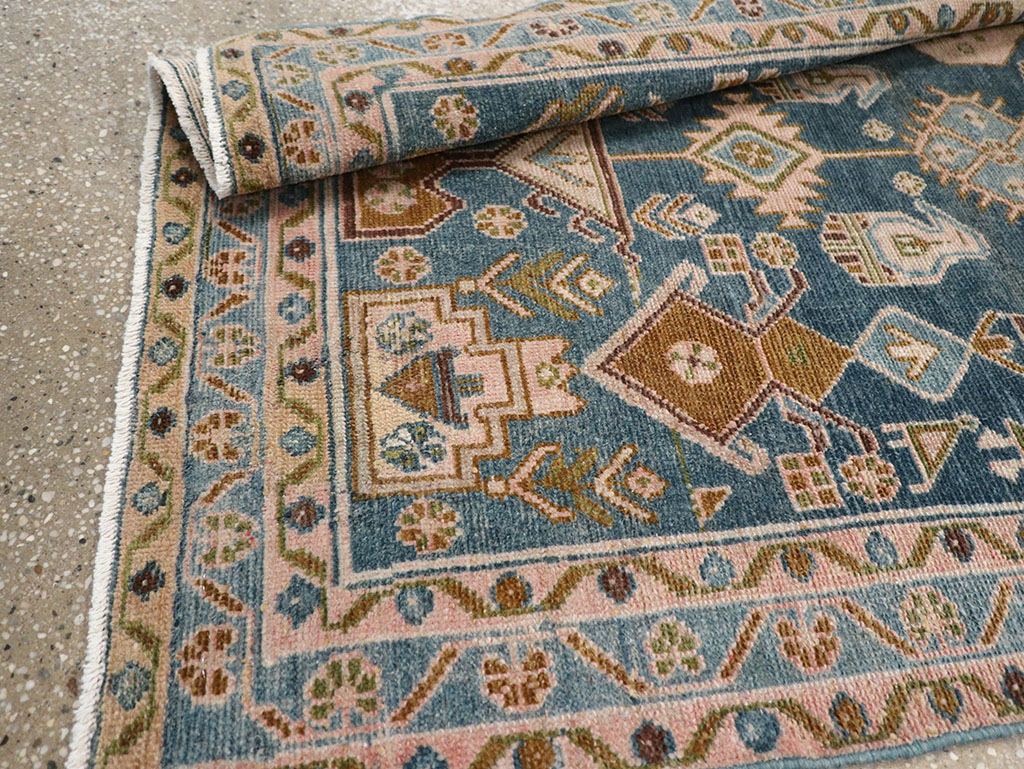 Vintage Persian Malayer Throw Rug, No.32901 - Galerie Shabab