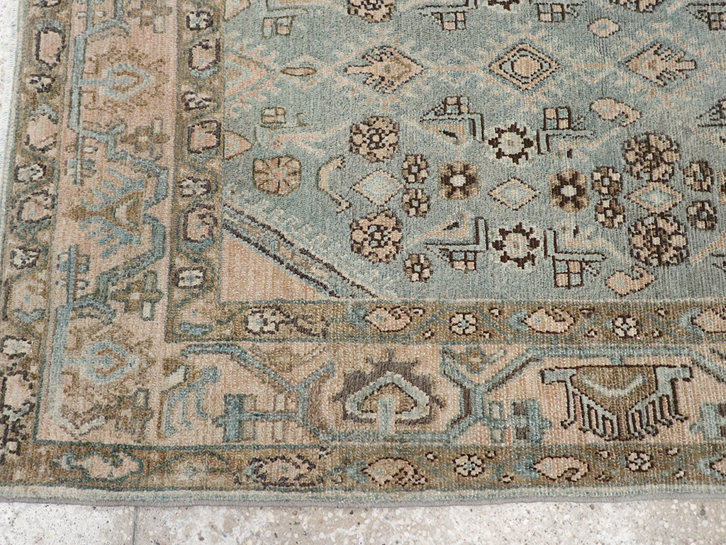 Vintage Persian Malayer Throw Rug, No.32903 - Galerie Shabab